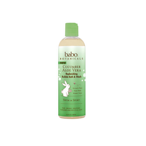 Babo Botanicals Bubble Bath and Wash - Cucumber - 13.5 oz