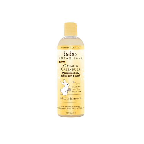 Babo Botanicals Bubble Bath and Wash - Oatmilk - 13.5 oz