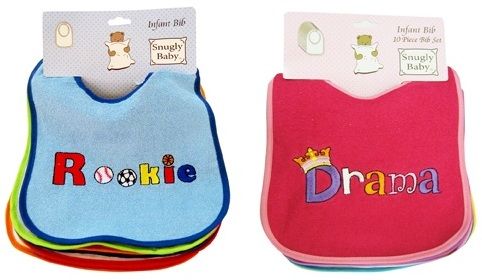 Baby Bib Set, 10 Piece Pack-Case Pack 60 Packs Case Pack 60