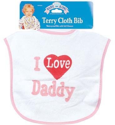 I Love Daddy Baby Bib Case Pack 6