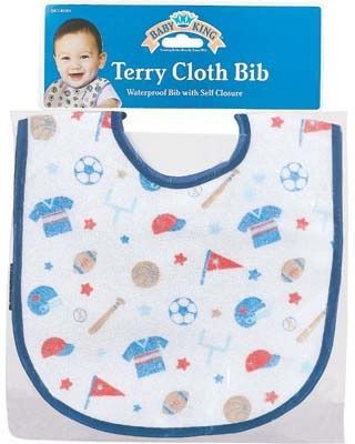 Baby Sports Bibs Assorted Case Pack 6