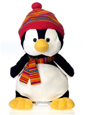 11"" Penguin W/Hat & Scarf Case Pack 12