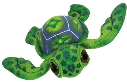 17.5"" Green W/ Blue Big Eyed Turtle Case Pack 12