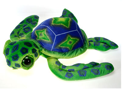 26"" Green Big Eye Turtle Case Pack 4