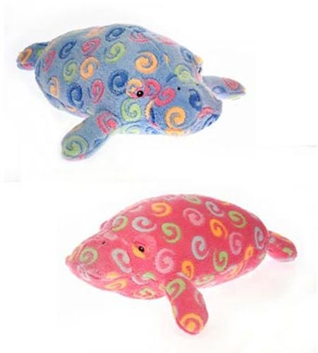 18"" 2Asst. Swirl Manatees - 8 Pink, Case Pack 12