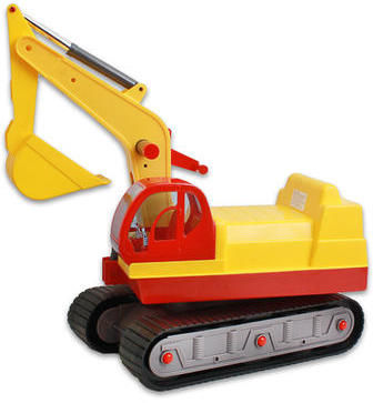 Ride-On Sand Dirt Vehicle Excavator Case Pack 4