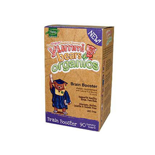 Hero Nutritional Products Yummi Bears Organics Brain Booster - 90 Count