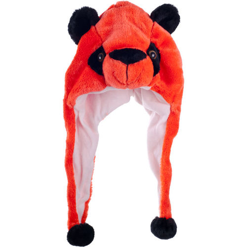 Critter Cap&#8482; Plush Orange Bear Hat