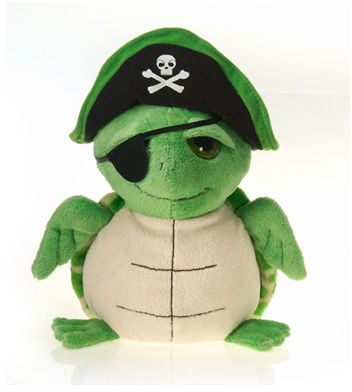 9"" Pirate Turtle Case Pack 24