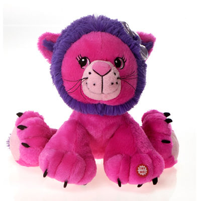 9"" Pink Lion With Sound Case Pack 12