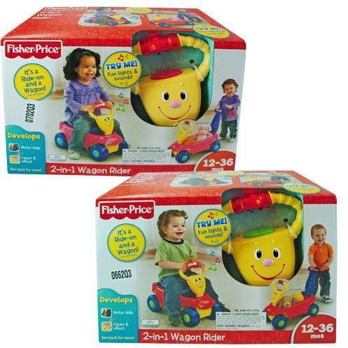 Fisher-Price 2-In-1 Infant Wagon Rider Asst. Case Pack 2
