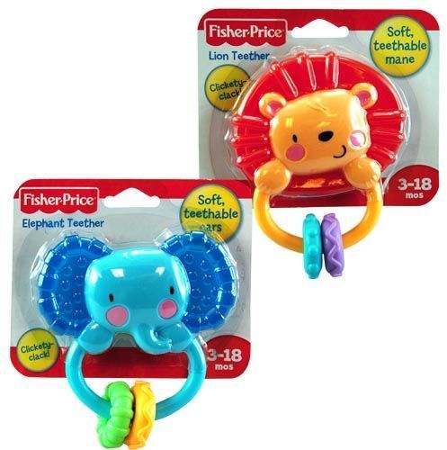 Fisher-Price Teether Asst In Peggable Pack Asstd. Case Pack 4