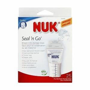 NUK 62898 SEALNGO STORAGE BAGS 25CT