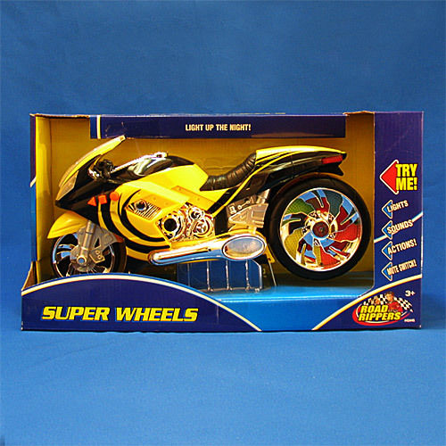 Super Wheels Motorcycle Toy