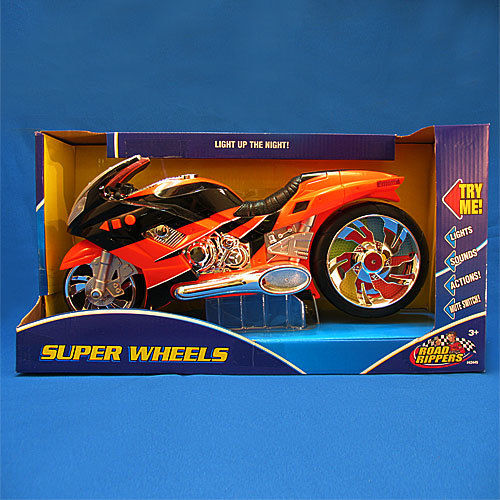 Super Wheels Motorcycle Toy