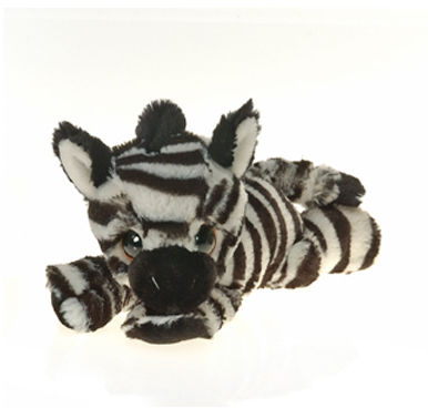 9"" Big Eye Laydown Beanie Zebra Case Pack 24