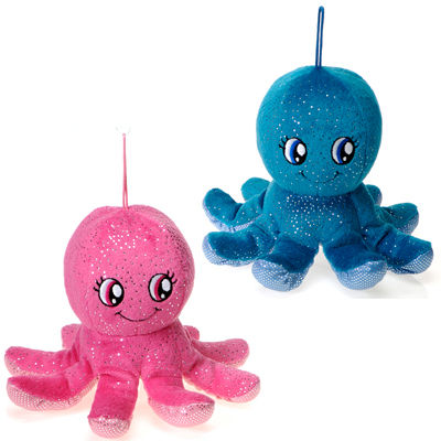 8"" 2 Asst. Sparkles Octopus - Bl, Pk Case Pack 24