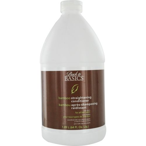 BACK TO BASICS by Graham Webb BAMBOO STRAIGHTENING CONDITIONER FOR ALL HAIR TYPES 64 OZ