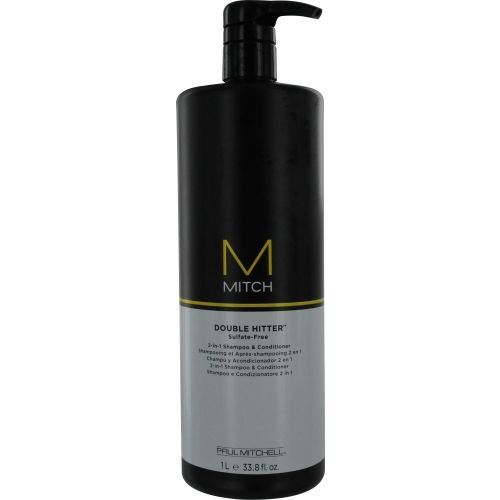 PAUL MITCHELL MEN by Paul Mitchell MITCH DOUBLE HITTER SULFATE FREE 2-IN1 SHAMPOO & CONDITIONER 33.8 OZ