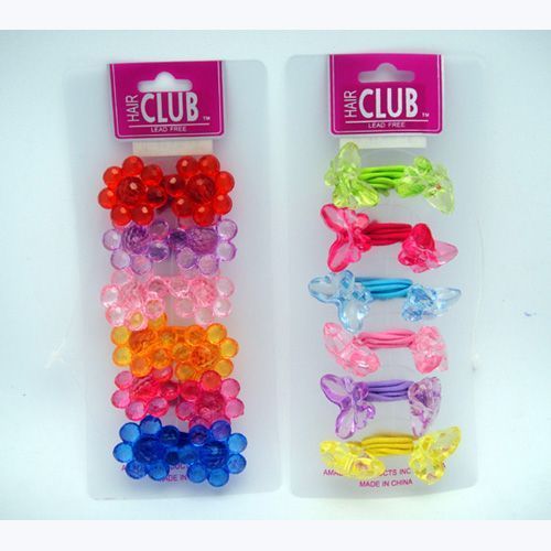 6Pc Crystal Ponyholder Case Pack 48