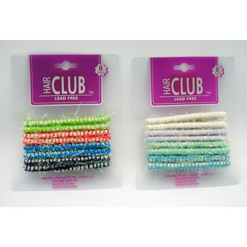 9Pk Fuzzy Elastic Band Case Pack 48