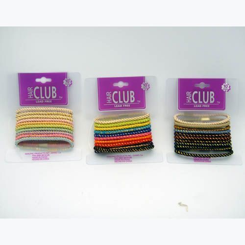 10Pk Gold Trim Elastic Band Case Pack 48