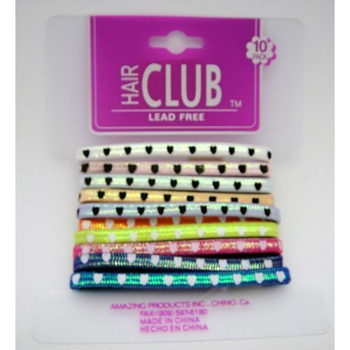 10Pk Star Print Elastic Band Case Pack 48