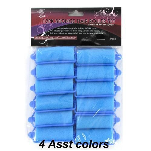 12Pc Hair Roller Case Pack 48