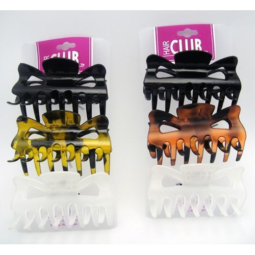 3Pc Claw Clips Case Pack 48