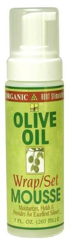 Organic Root Stimulator Olive Oil Wrap/Set Mousse Case Pack 12