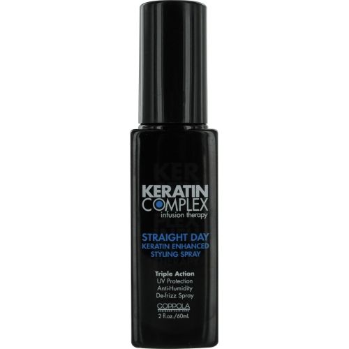 KERATIN COMPLEX by Coppola INFUSION THERAPY STRAIGHT DAY KERATIN ENHANCED STYLING SPRAY 2 OZ