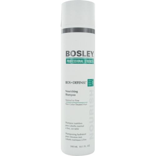 BOSLEY by  BOS DEFENSE NOURISHING SHAMPOO NORMAL TO FINE NON COLOR TREATED HAIR  10.1 OZ