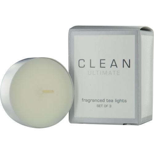 CLEAN ULTIMATE by Dlish FRAGRANCED TEA LIGHTS SET OF 3