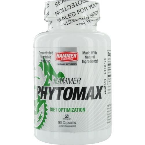 Hammer Nutrition by  Phytomax- Improve Moods and Mental Clarity- Dietary Supplement 90 Capsules