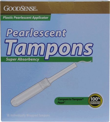 Good Sense Super Tampon Plastic Applicator Case Pack 12