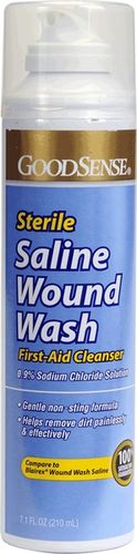 Good Sense Sterile Saline Wound Wash First Aid Cleanser Case Pack 48