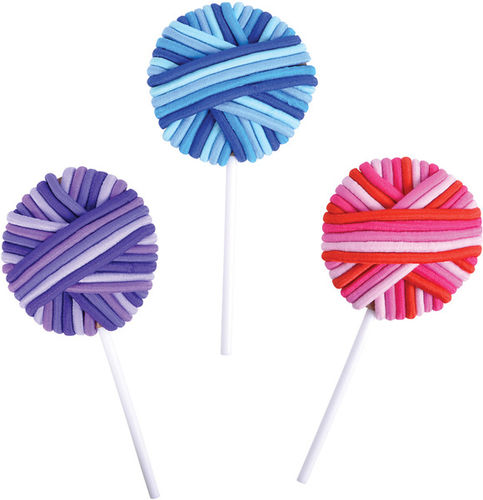 3"" Lollipop Hair Rings Case Pack 12