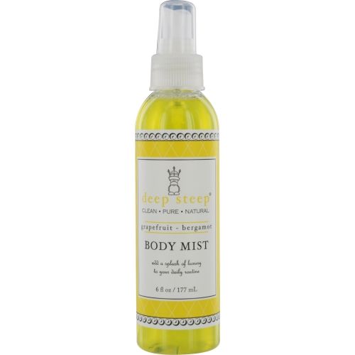 DEEP STEEP by Deep Steep GRAPEFRUIT-BERGAMOT BODY MIST 6 OZ