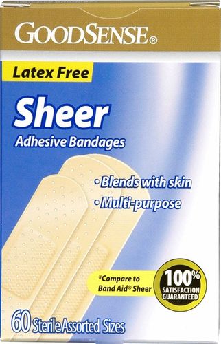 Good Sense Sheer Assorted 60's Bandages Case Pack 24