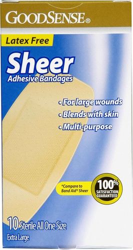 Good Sense Sheer XL 10 Count Bandages Case Pack 24