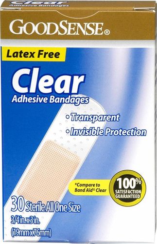 Good Sense Clear 3/4"" X 3"" Bandages Case Pack 24