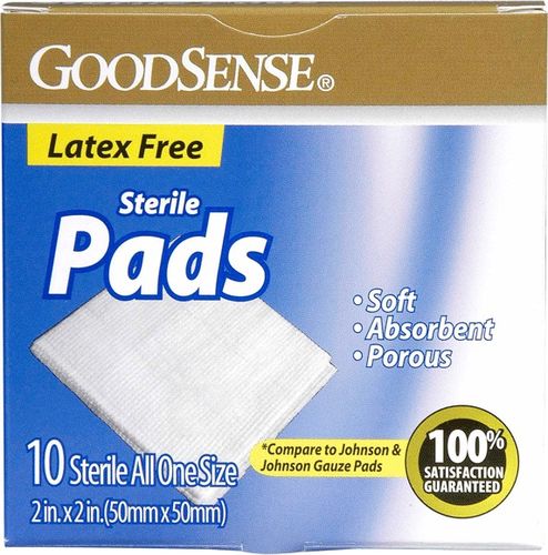 Good Sense Sterile Pads 2"" X 2"" (12 Ply Product Better Than Brand) Case Pack 72