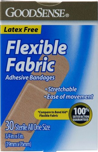 Good Sense Flexible Fabric Bandages All 3/4 X 3 Size Case Pack 24