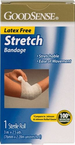 Good Sense Stretch Bandage 1 Roll 3"" X 2.5 Yds Case Pack 24