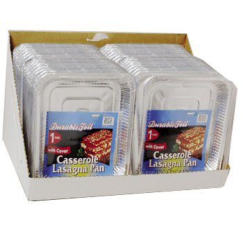 ALUMINUM CASSEROLE/LASAGNA PAN Case Pack 36