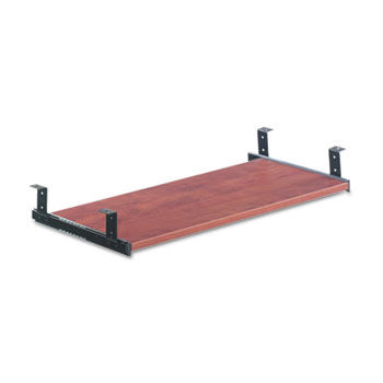 Valenca Series Underdesk Keyboard/Mouse Shelf, 28 x 12, Medium Cherry