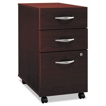 Mobile Pedestal (B/B/F) (Assembled) Series C Mahogany