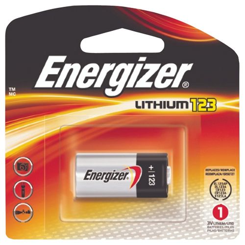 ENERGIZER E2 LITHIUM EL123APBP Lithium Photo Batteries (3V; Single)