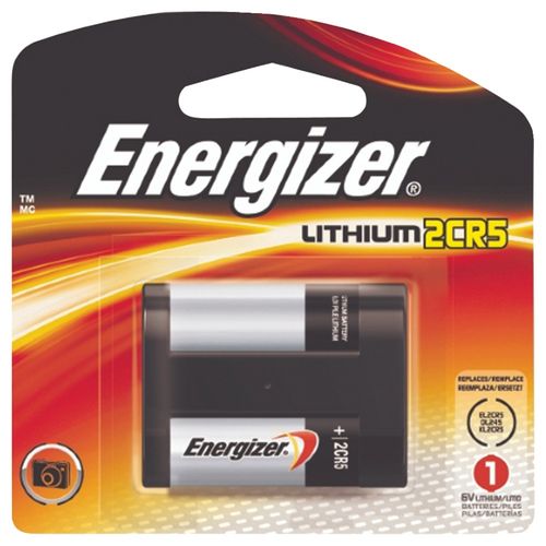 ENERGIZER E2 LITHIUM EL2CR5BP Lithium Photo Batteries (6V; Single)