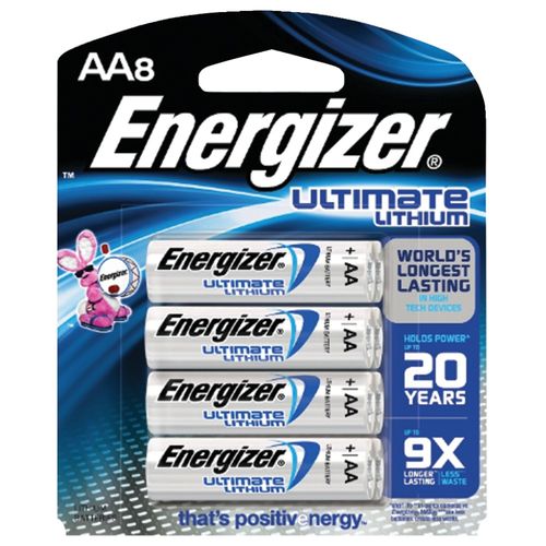 ENERGIZER E2 LITHIUM L91BP-8 Lithium Photo Batteries (1.5V; 8 pk)